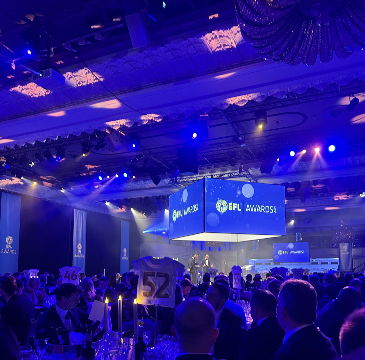 Millwall FC and Millwall Community Trust attended the EFL Awards on Sunday evening at the Grosvenor House Hotel