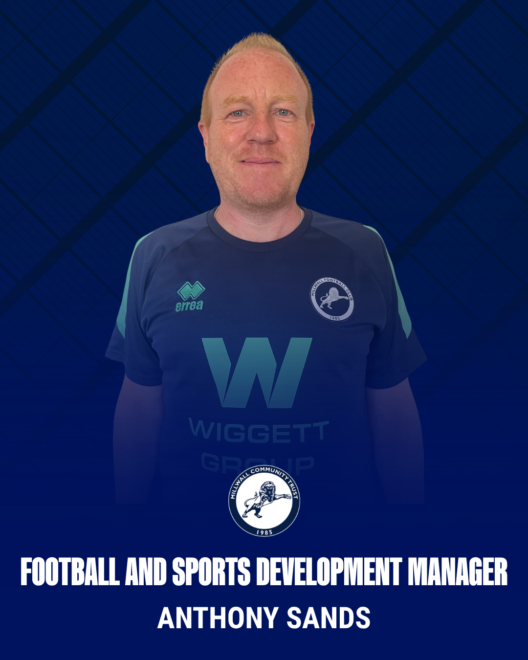 Millwall Community Trust announce Anthony Sands as Football & Sports Development Manager