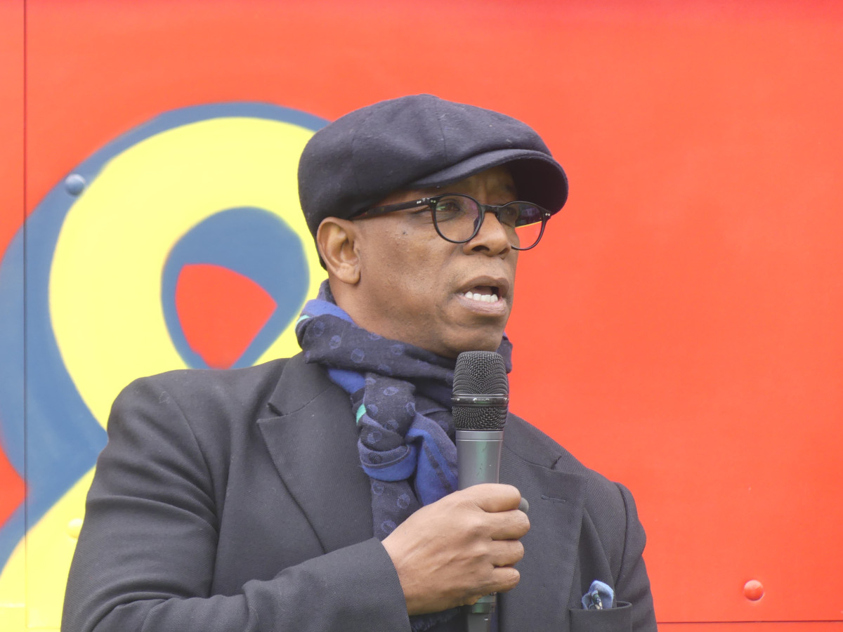 Ian Wright opens game-changing football pitch at his primary school