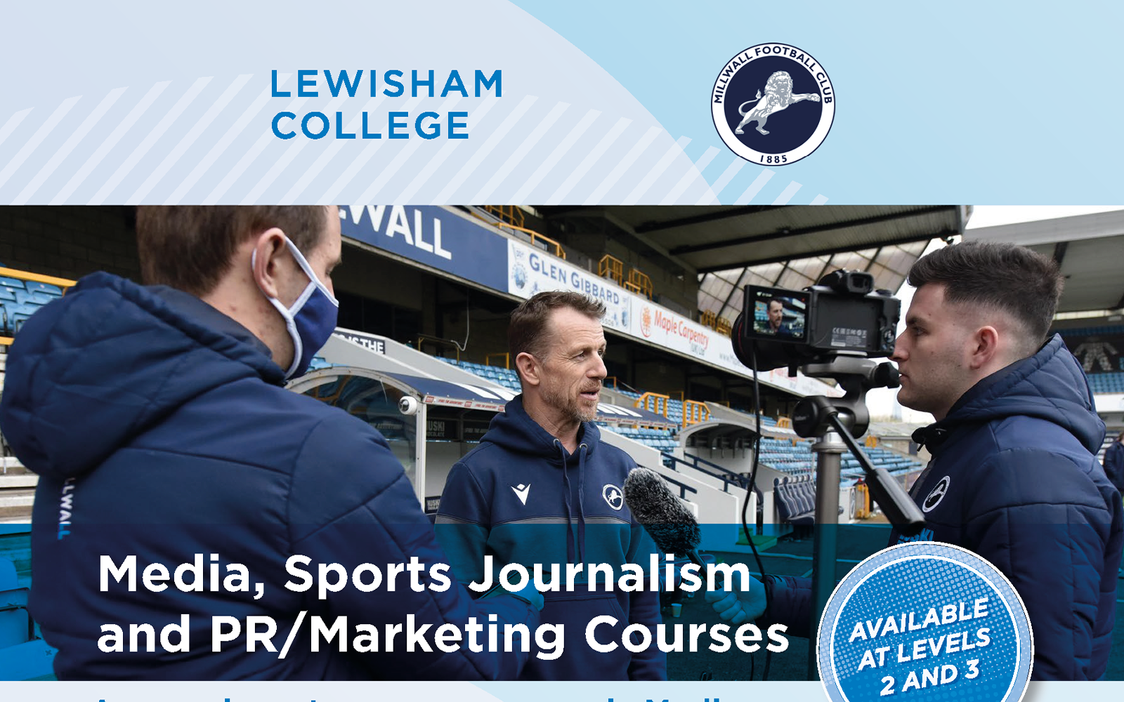 Millwall Community Trust - Media, Sports Journalism and PR/Marketing Courses