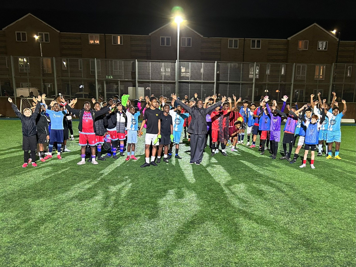 Natasha Ennin, Cabinet Member for Community Safety visited Millwall Community Trust ‘s (MCT) Premier League Kicks session at Damilola Taylor Centre (DTC) on Wednesday during bonfire night.