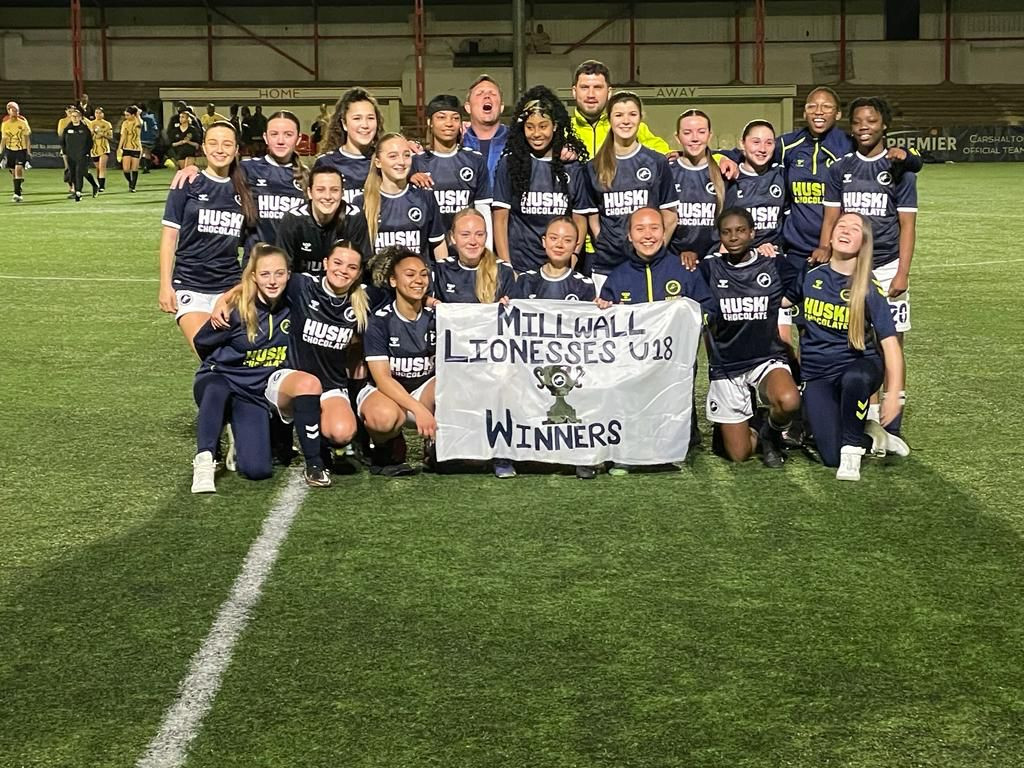 Millwall Lionesses U18's win second cup-final in two weeks