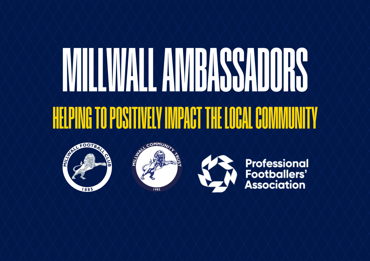 Millwall Community Trust confirms PFA Player Ambassadors for the 2024/25 campaign