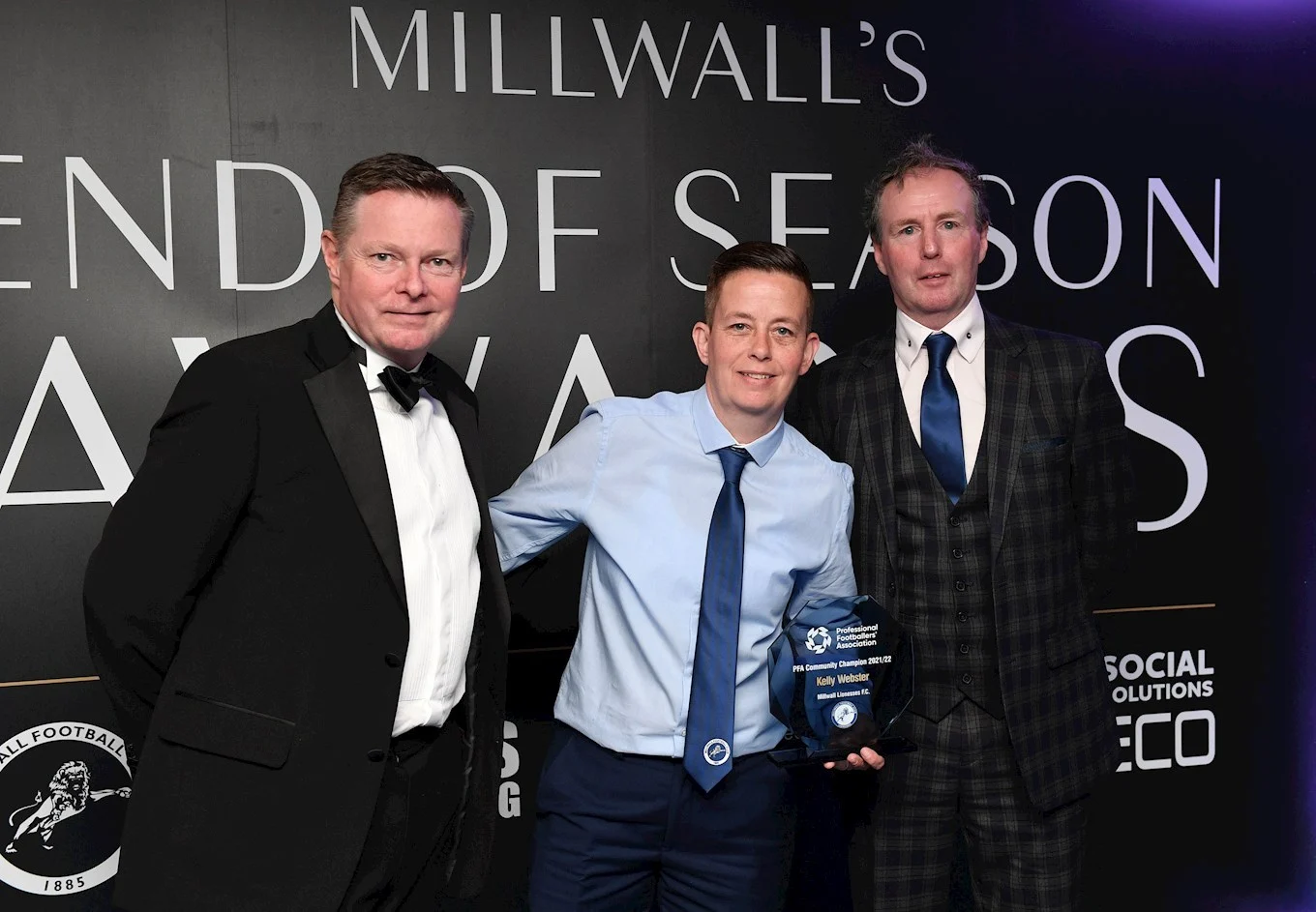 MILLWALL FOOD BANK FOUNDER WINS THIRD ‘COMMUNITY’ AWARD BUT WARNS OF SPIRALLING COST OF LIVING CRISIS