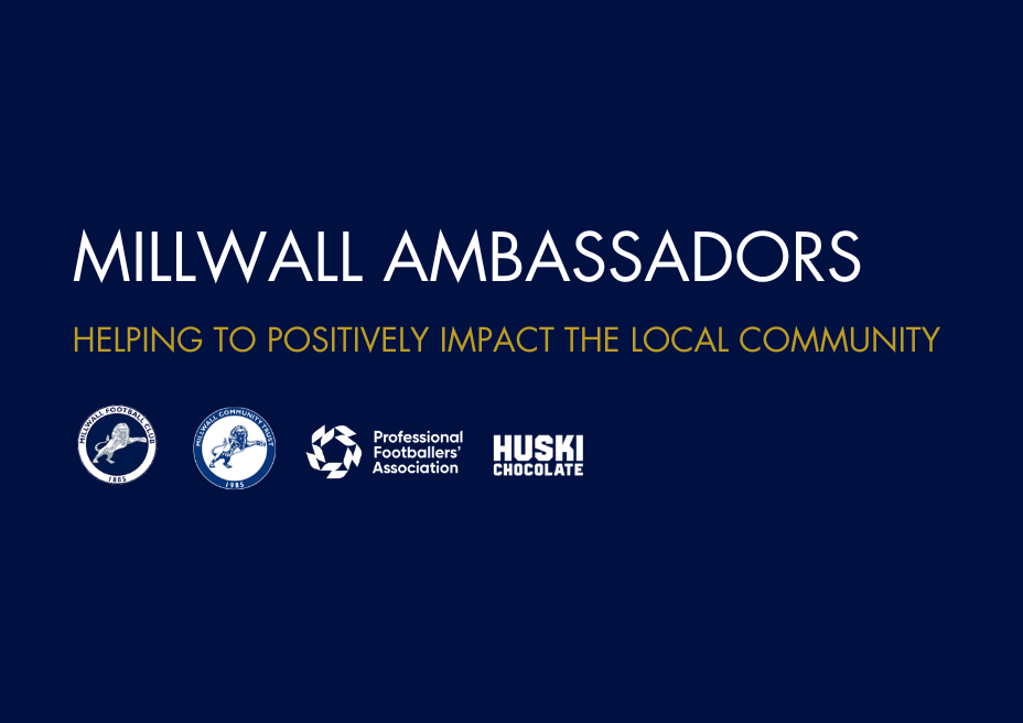 Millwall Community Trust confirms PFA Player Ambassadors 2023/24