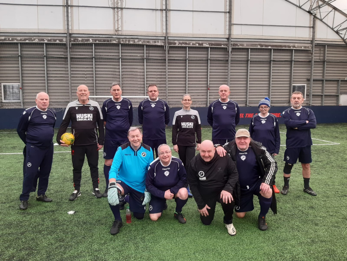 Millwall's Walking Football Team finish second in tournament