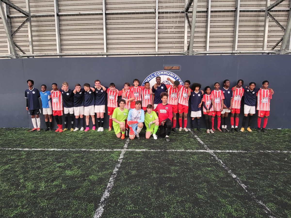 Millwall Development Centre play against Brixistane FC in entertaining contest