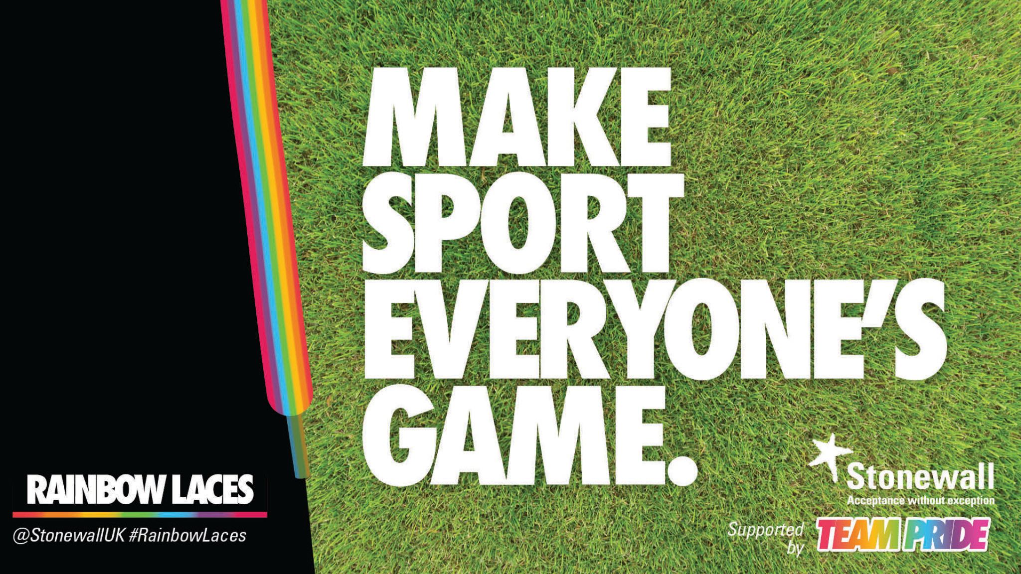 Millwall Community Trust Support Rainbow Laces Campaign