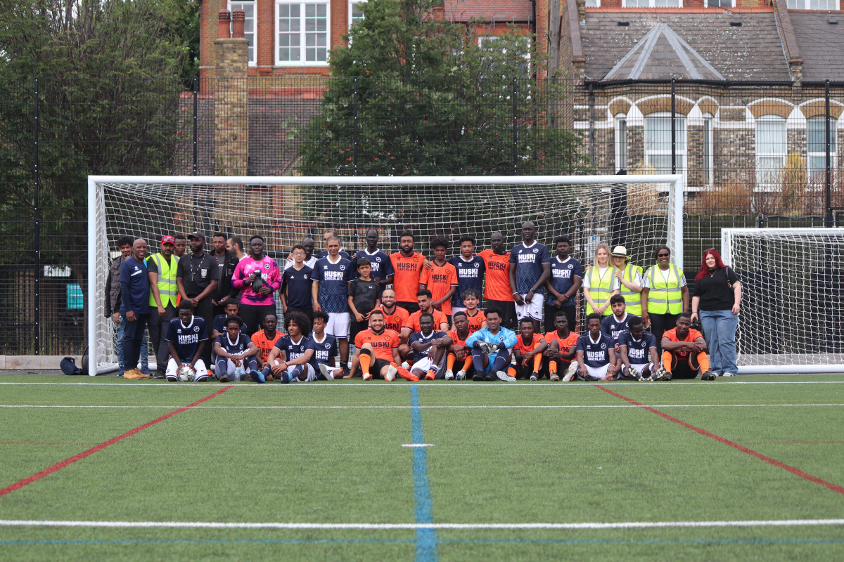 MCT in partnership with Southwark Refugees Communities Forum hosted a football match at Burgess Park as part of Refugee Week