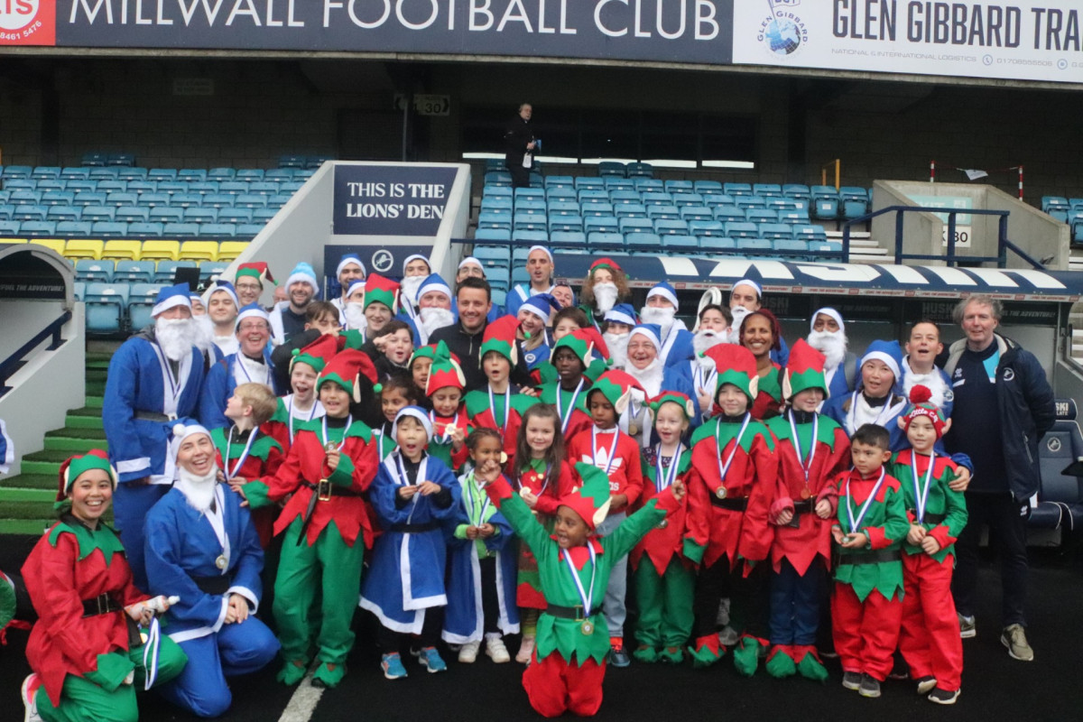 Millwall Community Trust host another successful Santa Dash!