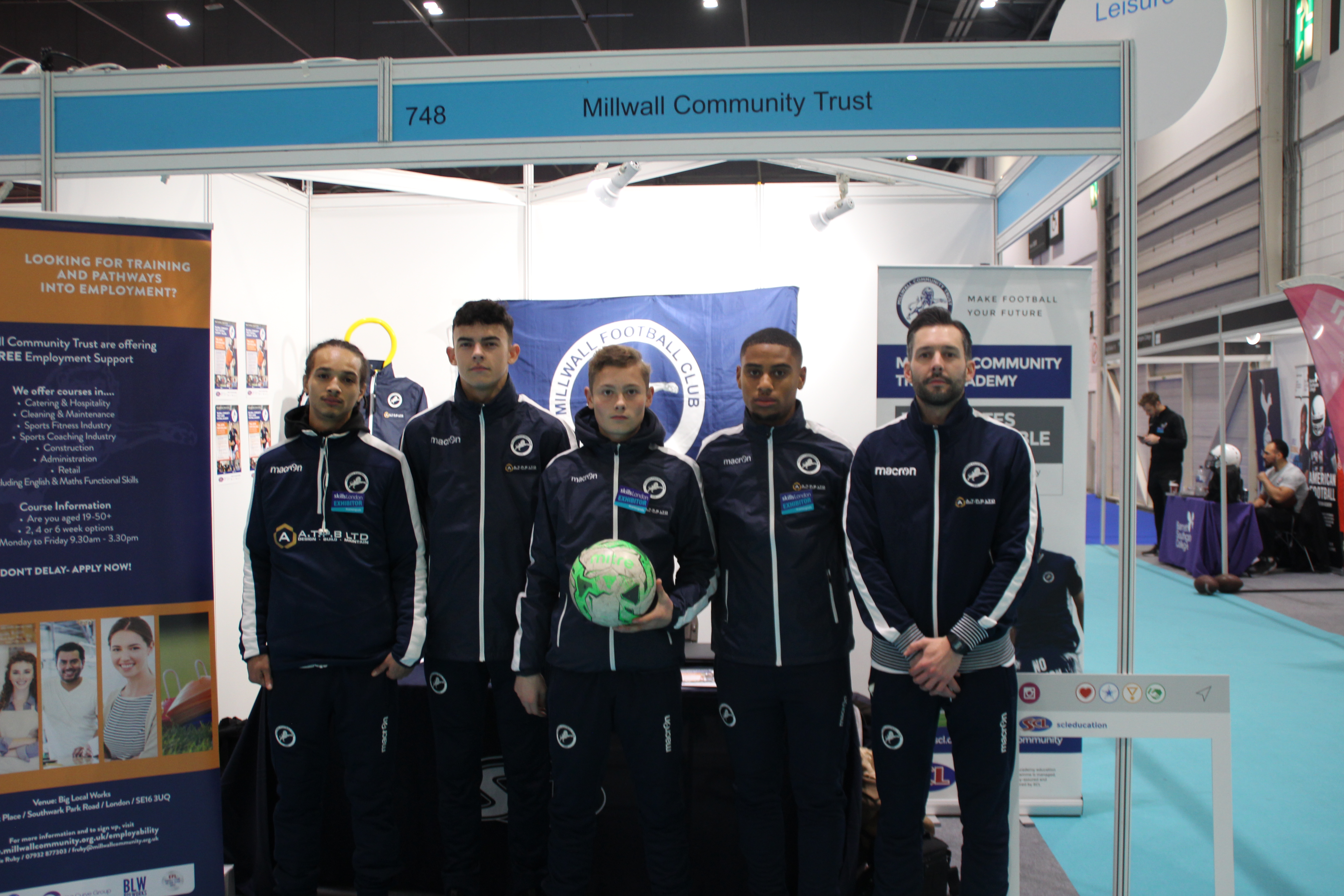Millwall Community Trusts' Post-16 Academy Sees Record Sign Ups at Skills London 2018