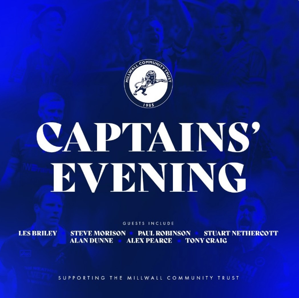 Millwall's first-ever Captains' Evening sold out!