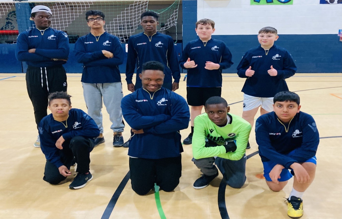 Millwall's Pan Disability side draw 7-7 against Drumbeat School