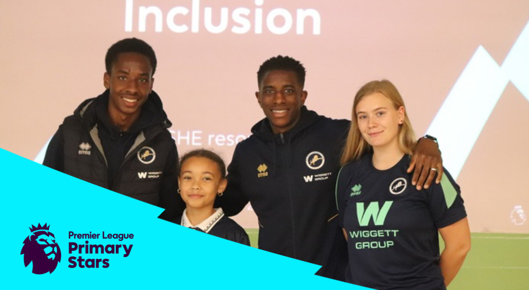 Millwall FC first-team players Wes Harding and Ra’ees Bangura Williams paid a special visit to Grove Primary School as part of Black History Month