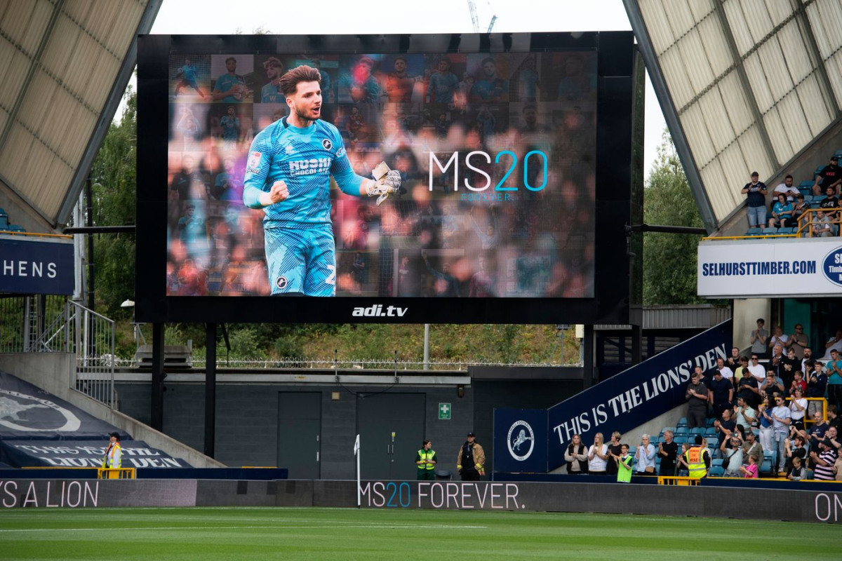 Millwall remember Matija Sarkic at The Den