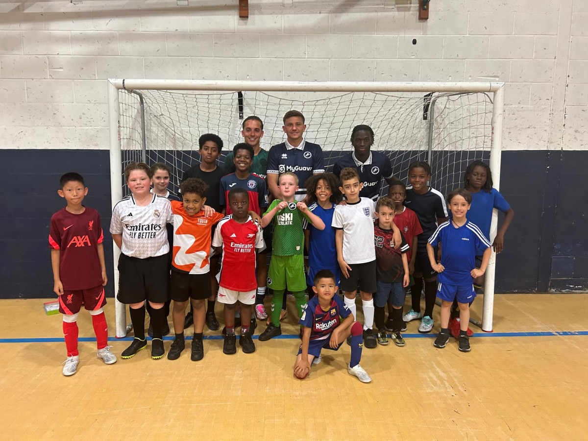 Trio of Millwall FC first-team players visit MCT’s Holiday, Activity and Food (HAF) Camps