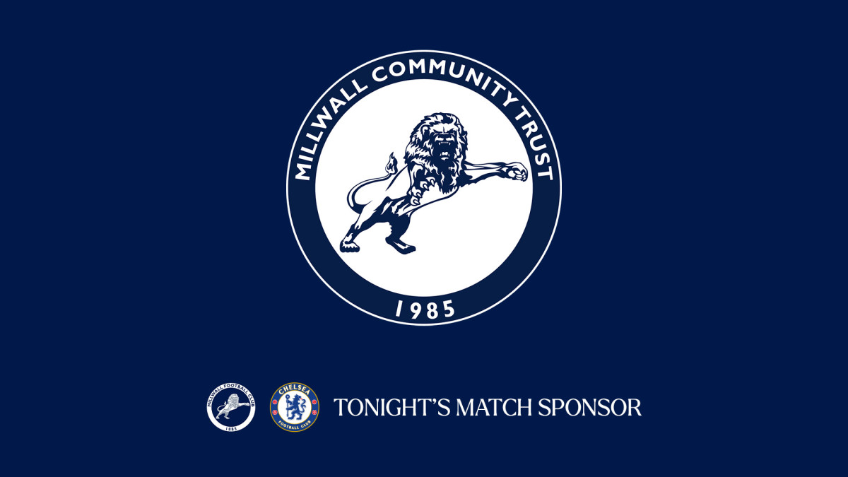 Millwall Community Trust (MCT) sponsored Millwall Under-18’s FA Youth Cup Quarter Final against Chelsea on Wednesday evening