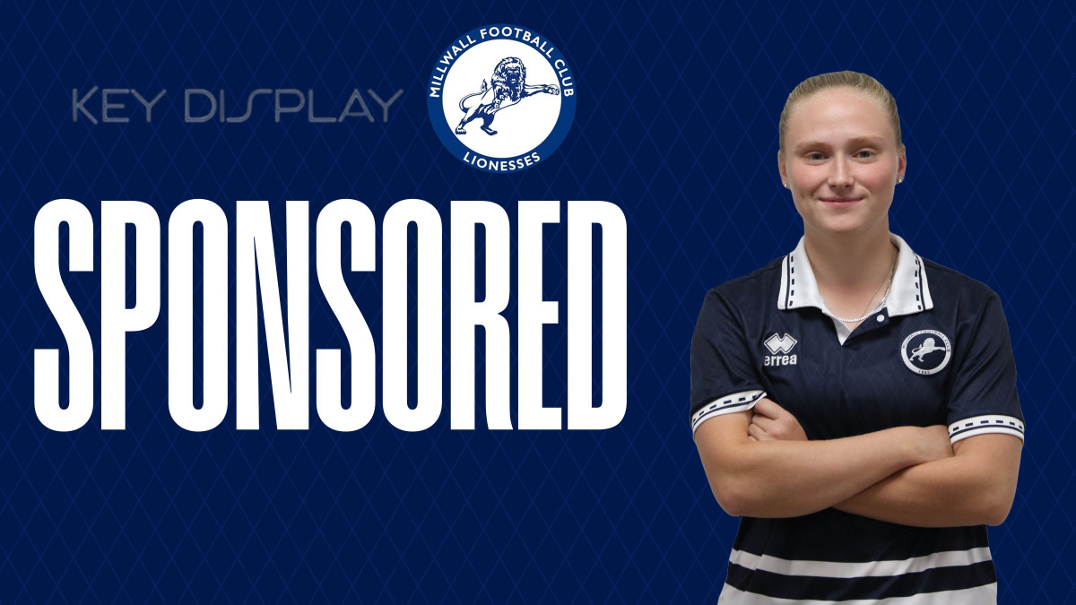 Millwall Lionesses striker Clementine Young has been sponsored by Key Display for the remainder of the 2024/25 campaign