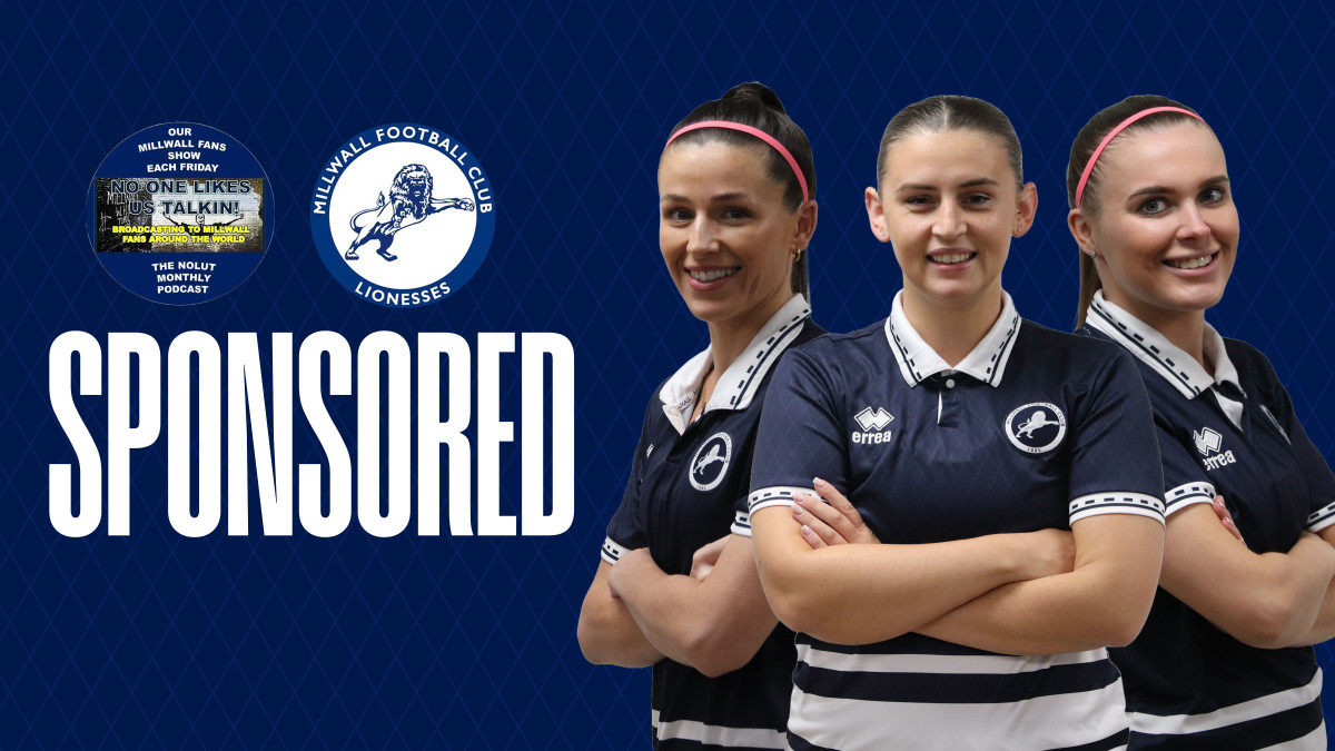 Millwall Lionesses trio sponsored by No One Likes Us Talkin