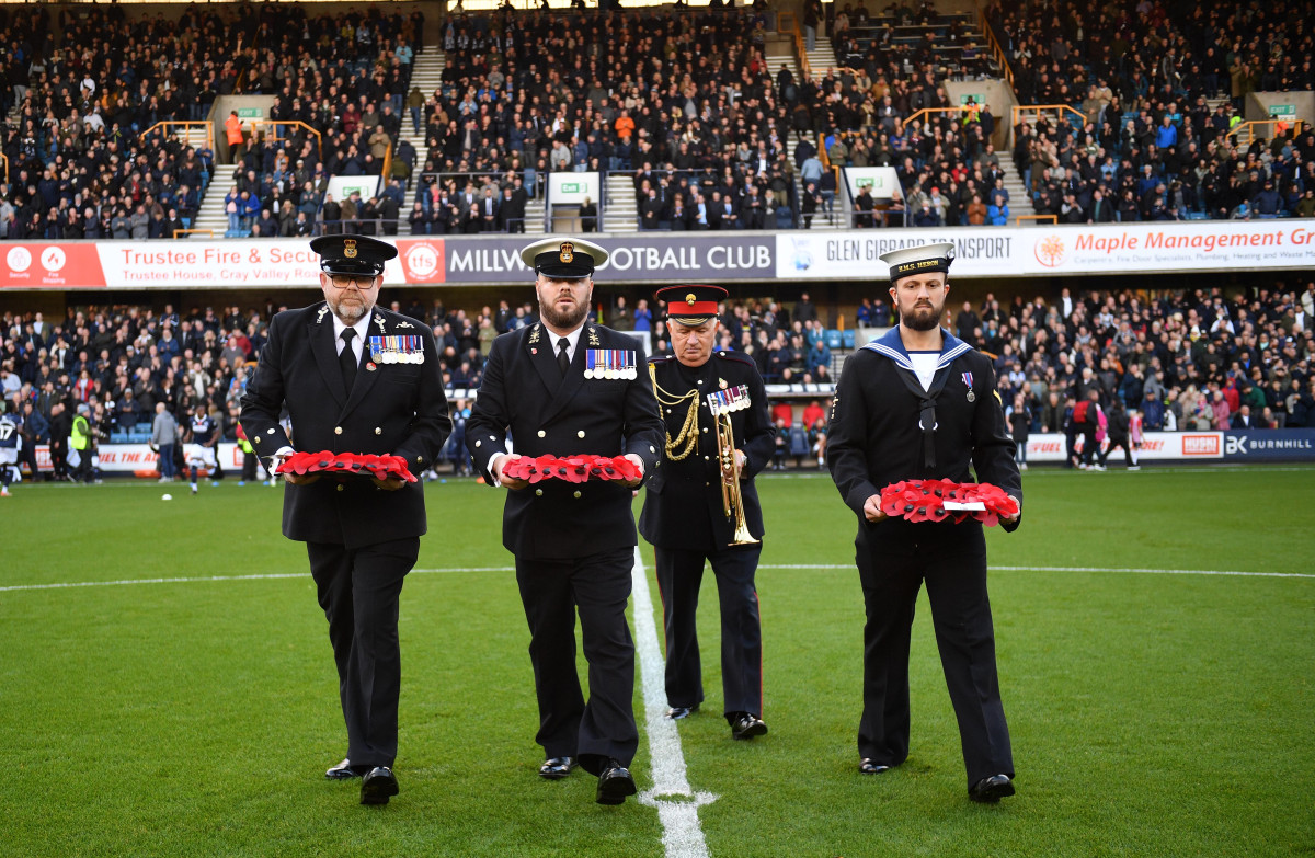 Over £24,000 raised by Millwall fans for Royal British Legion
